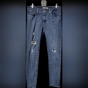 Levi's Women's Distressed 711 Skinny Jeans